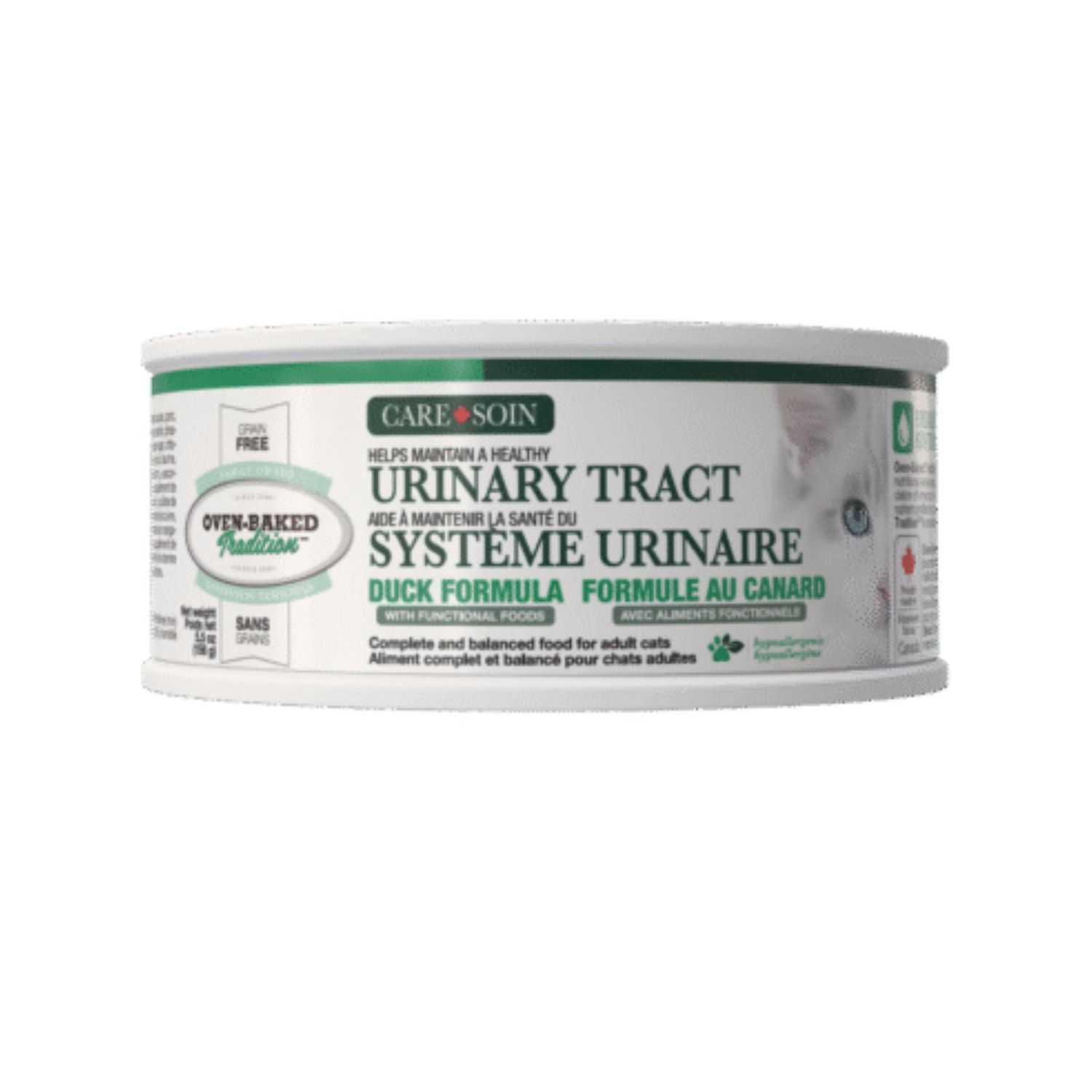 Oven-Baked Tradition Grain Free Care Urinary Tract Duck Pate Cat 5.5oz
