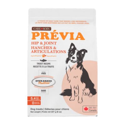 Oven-Baked Tradition Grain Free Care Prévia Hip &amp; Joint, Trout Recipe Treats Dog 227g