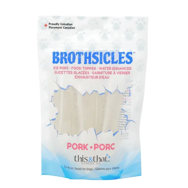 This &amp; That Brothsicles Pork Treat for Dogs 5pc