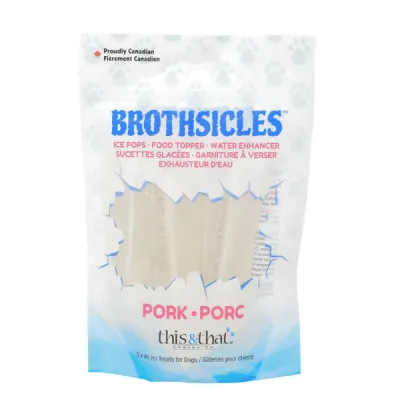 This &amp; That Brothsicles Pork Treat for Dogs 5pc