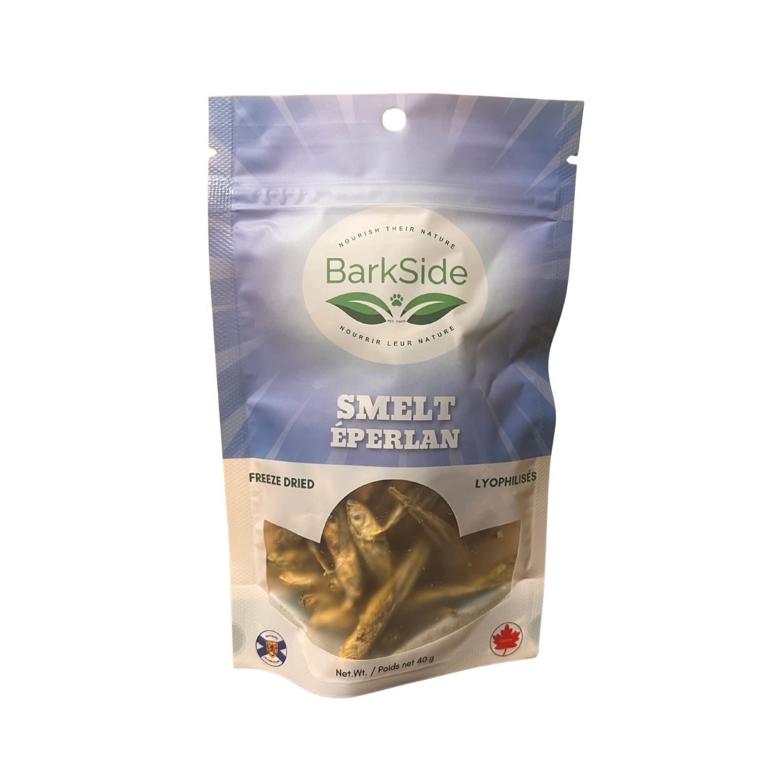 Barkside Pet Food Freeze-Dried Smelt 40g