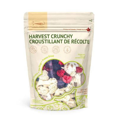 Loopy Paws Harvest Crunchy Cauliflower, Blueberries &amp; Raspberries 30 g