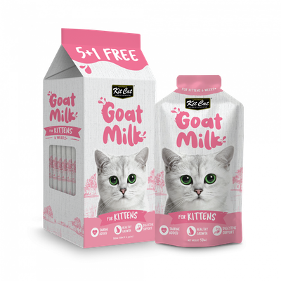 Kit Cat Goat Milk for Kittens 6x50ml
