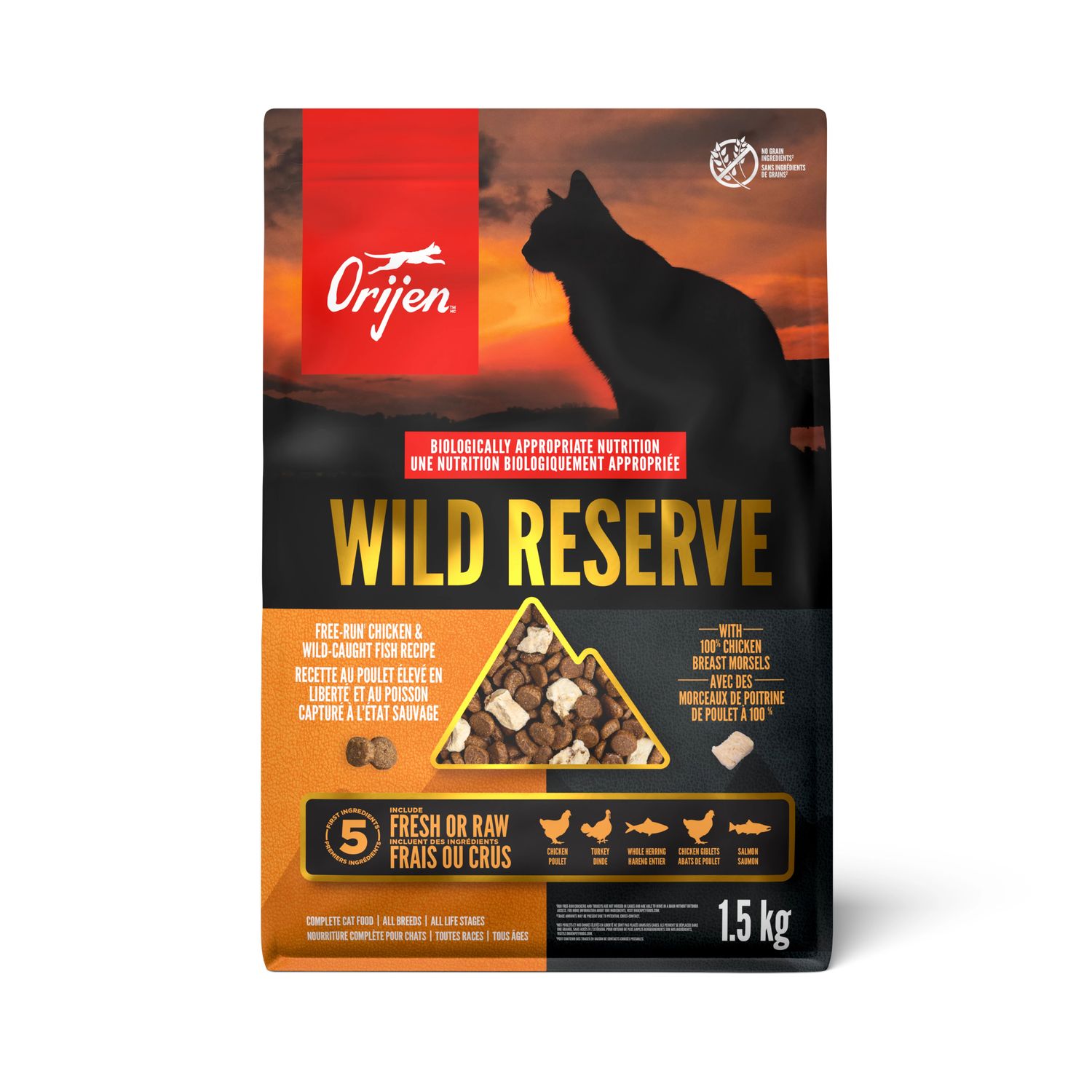 Orijen Wild Reserve Free-Run Chicken &amp; Wild-Caught Fish Recipe Cat Food