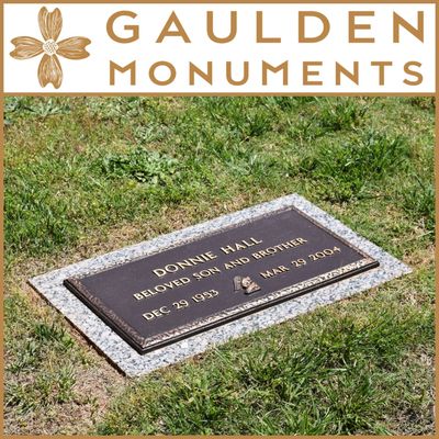 Single Bronze Memorial - Veterans Style Single Bronze Memorial - Veterans Style