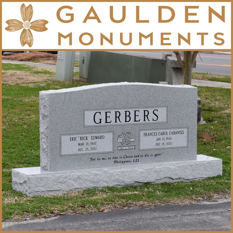 Family Companion Upright Headstone Family Companion Upright Headstone