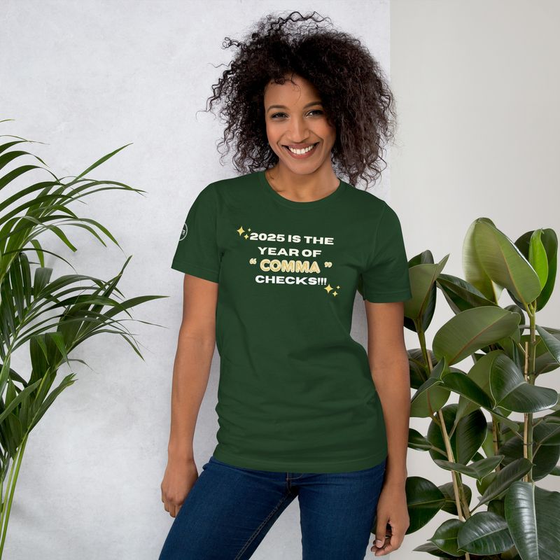 "COMMA" Checks Unisex t-shirt