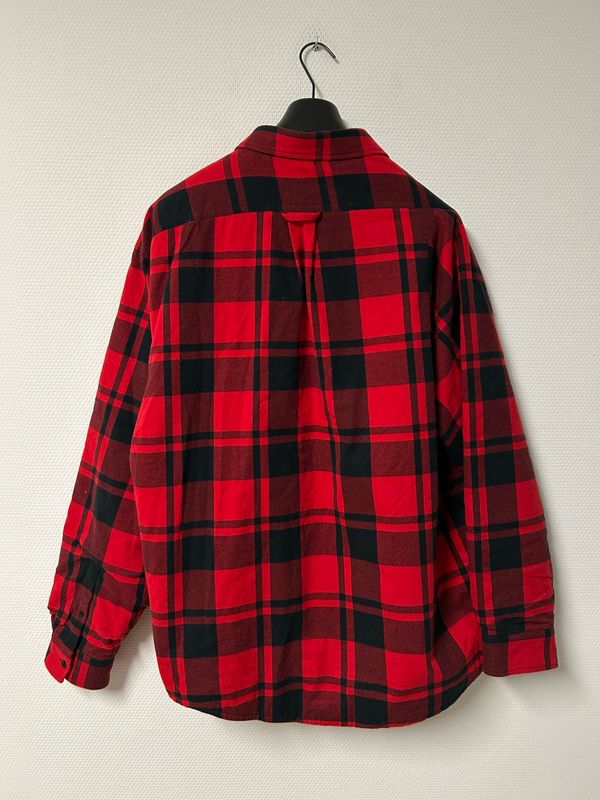 Balenciaga 2021 Quilted Padded Flannel Shirt