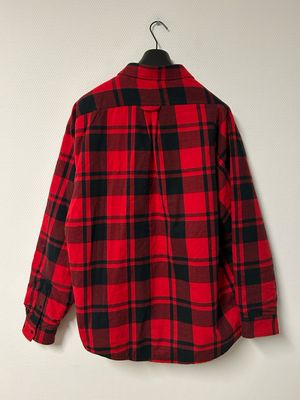 Balenciaga 2021 Quilted Padded Flannel Shirt