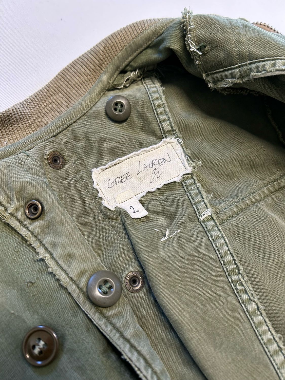 Greg Lauren 2017 “Christian” Army Jacket