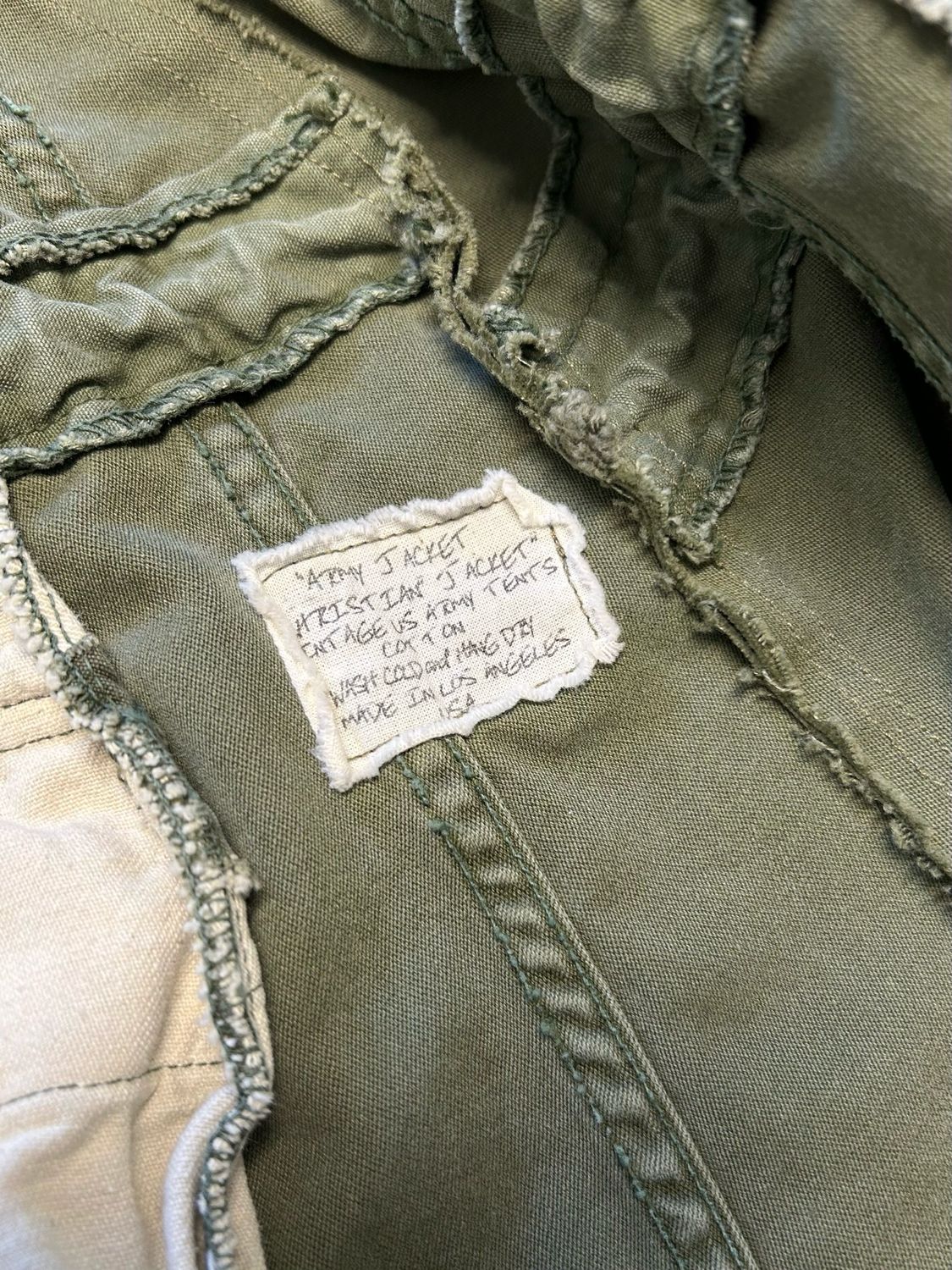 Greg Lauren 2017 “Christian” Army Jacket
