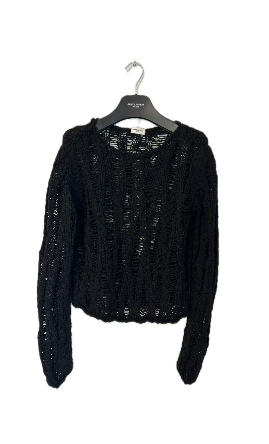 Saint Laurent Paris by Hedi Slimane — 2013 Spider Web Knit Sweater