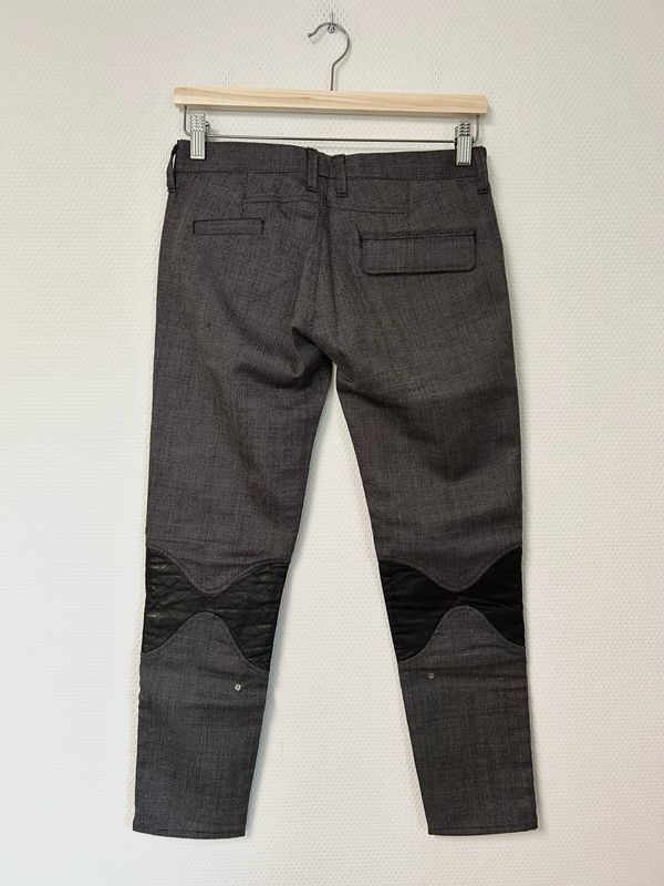 UNDERCOVER by Jun Takahashi SS2009 “Neoboy” Leather-Trimmed Biker Pants