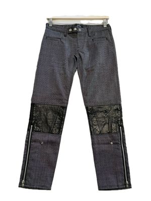 UNDERCOVER by Jun Takahashi SS2009 “Neoboy” Leather-Trimmed Biker Pants