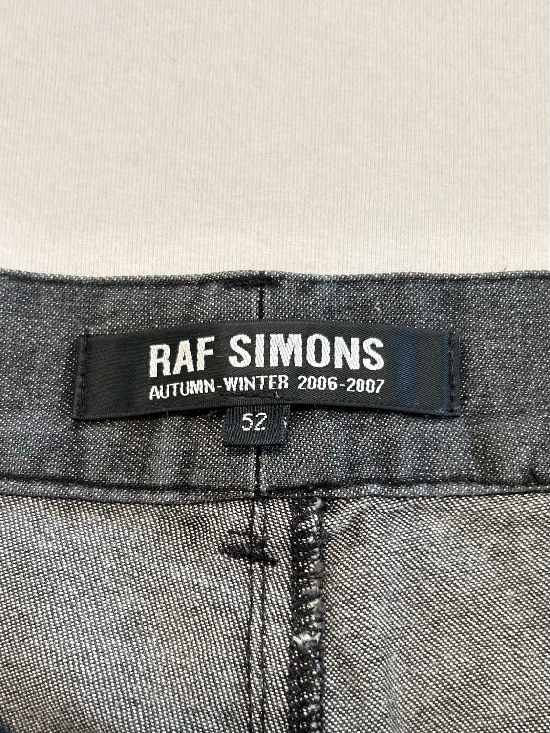 Raf Simons  FW2006 Contrast Stripe Denim