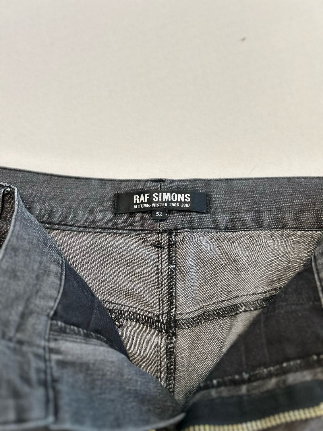 Raf Simons  FW2006 Contrast Stripe Denim