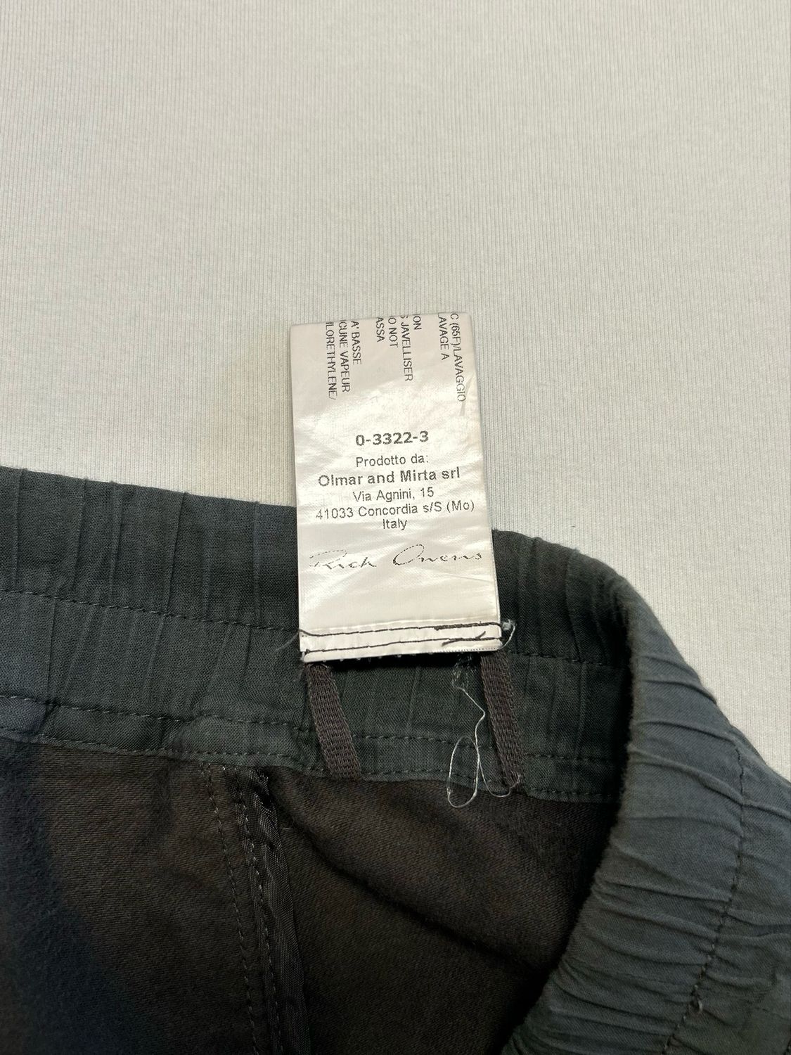 Rick Owens  FW13 “Plinth” Drop-Crotch Drawstring Trousers