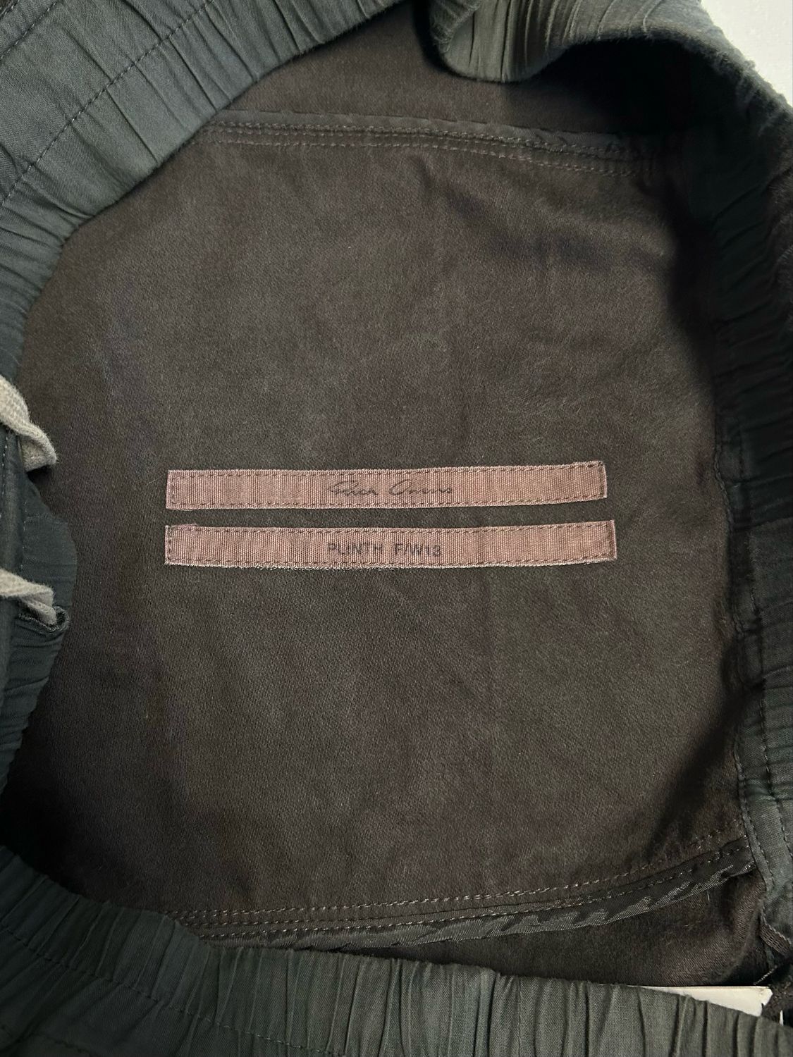 Rick Owens  FW13 “Plinth” Drop-Crotch Drawstring Trousers