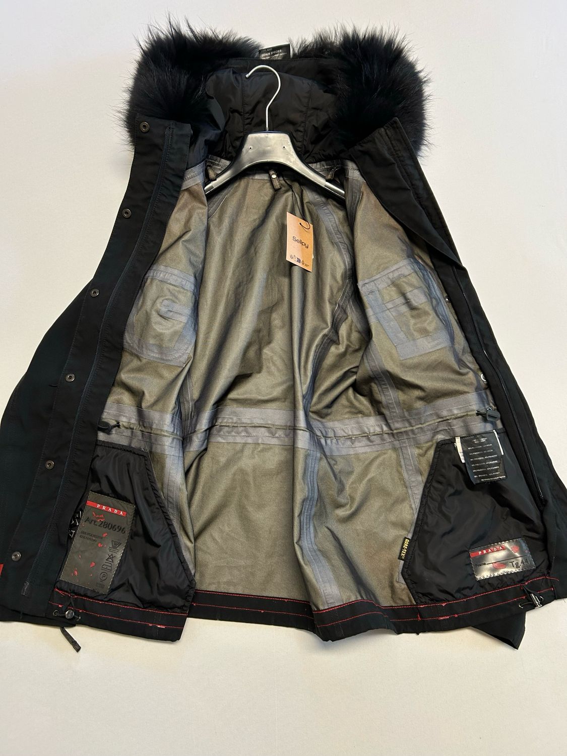 Prada  2002 Raccoon Fur Gore-Tex Jacket