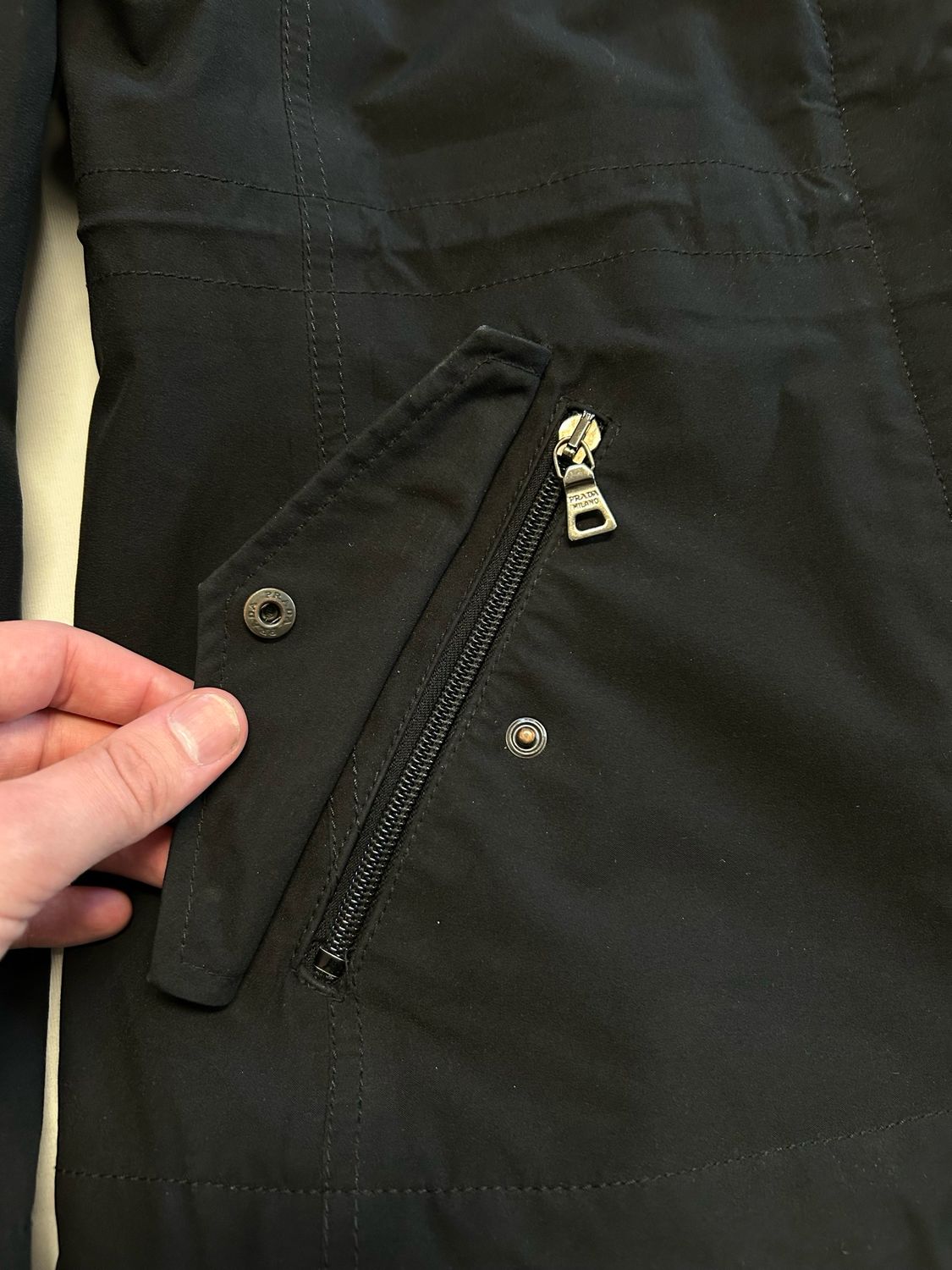 Prada  2002 Raccoon Fur Gore-Tex Jacket