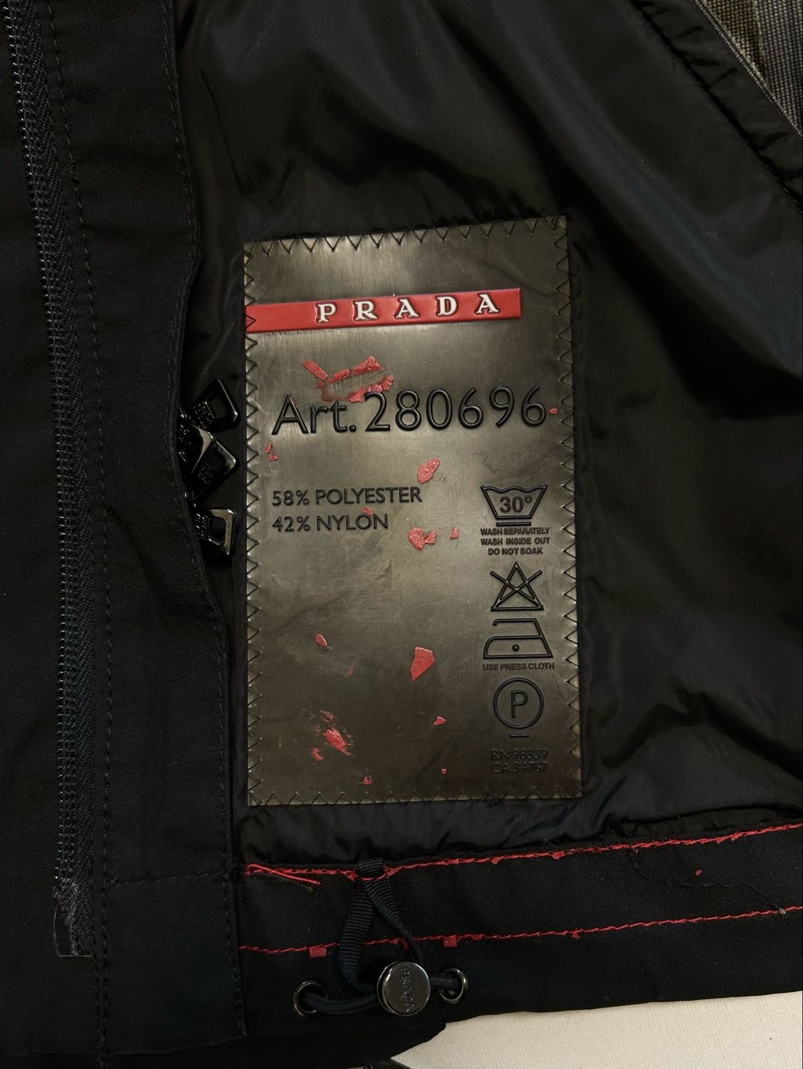 Prada  2002 Raccoon Fur Gore-Tex Jacket