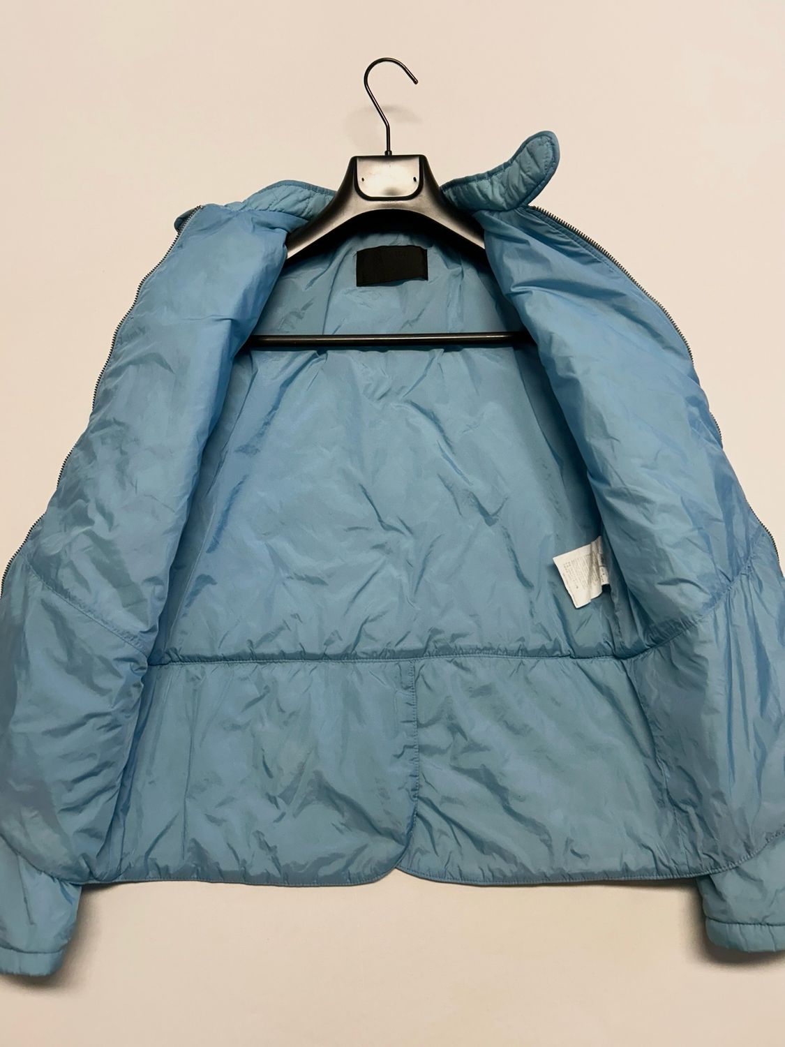 Prada  Quilted Down Jacket Baby Blue