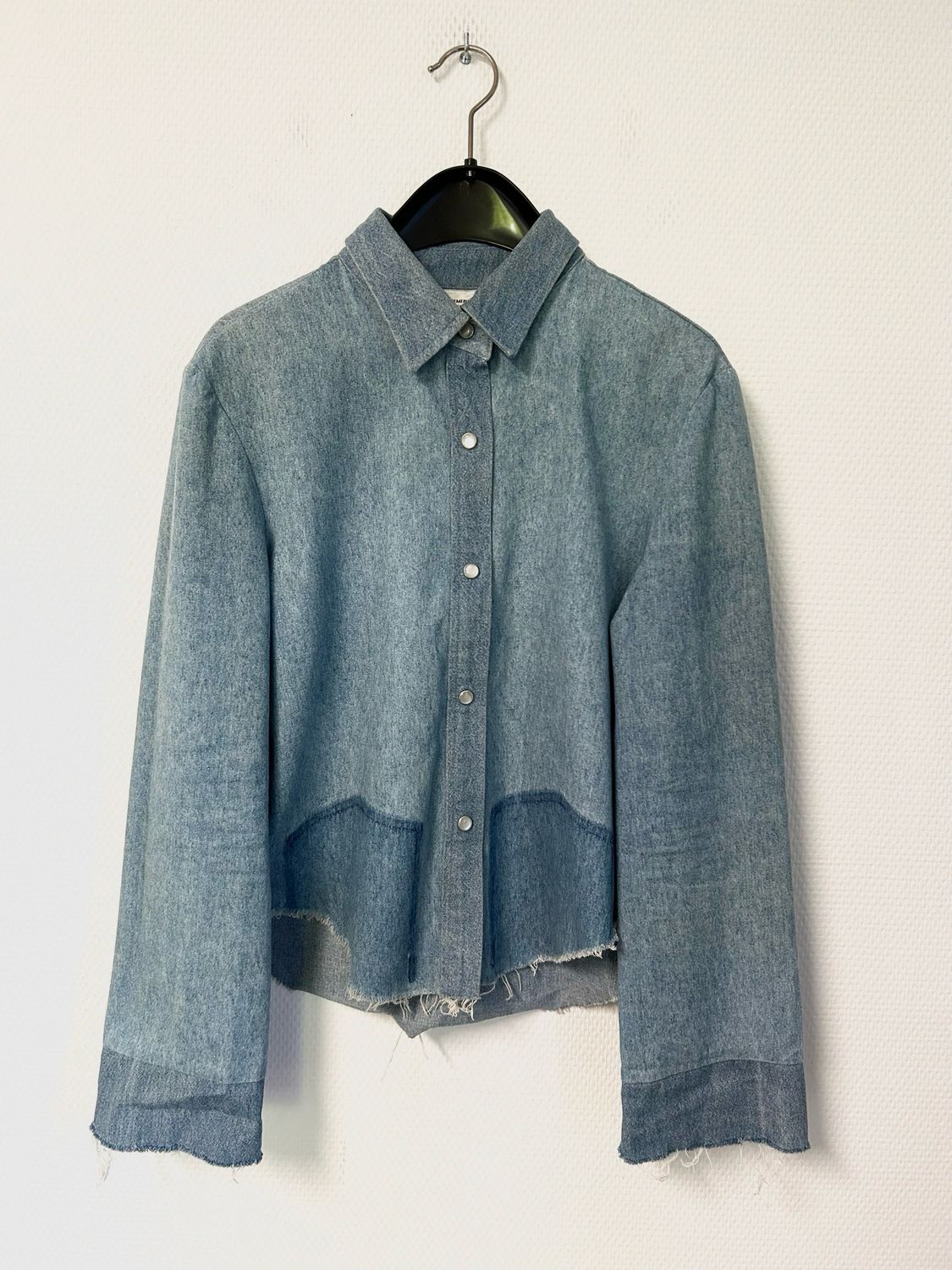 Vetements   FW2014 Deconstructed Denim Shirt