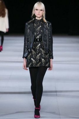 Saint Laurent Paris by Hedi Slimane FW2014 “Gun Pistol” Mohair Cardigan