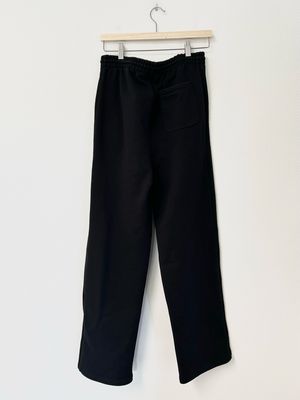 Vetements by Guram Gvasalia  FW2021 Oversized Flared Rubber Logo Sweatpants