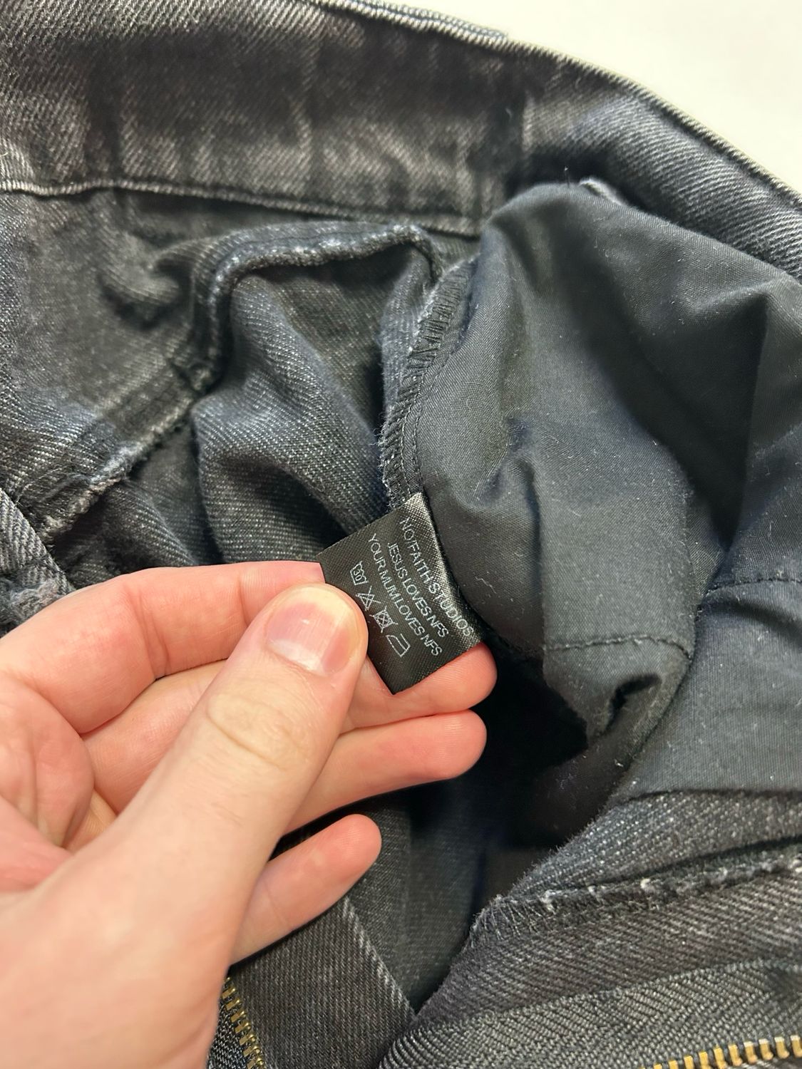 No Faith Studios 001 Flared Denim
