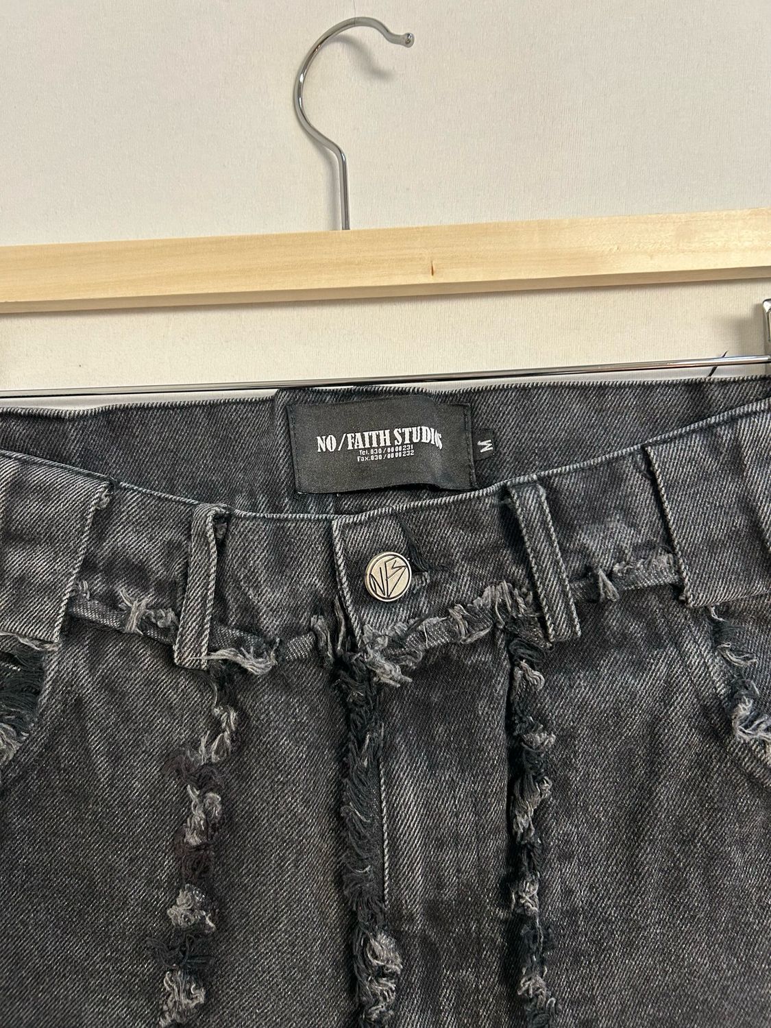 No Faith Studios 001 Flared Denim