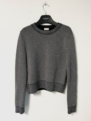 Saint Laurent Paris by Anthony Vaccarello FW2017 1/1 Sample Chain Fiber Mohair Knit