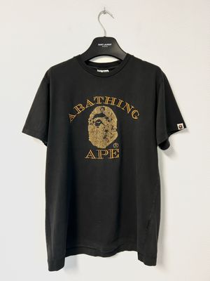 Bape 2003 Gold Plated Logo Tee Bape 2003 Gold Plated Logo Tee
