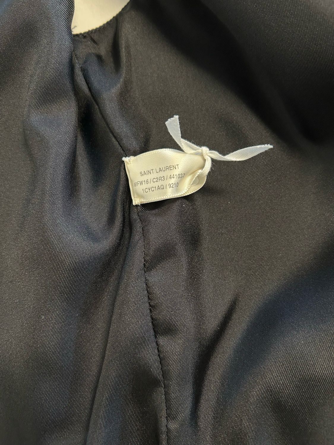 Saint Laurent Paris by Hedi Slimane FW2016 1/1 Sample Python Leather Vest