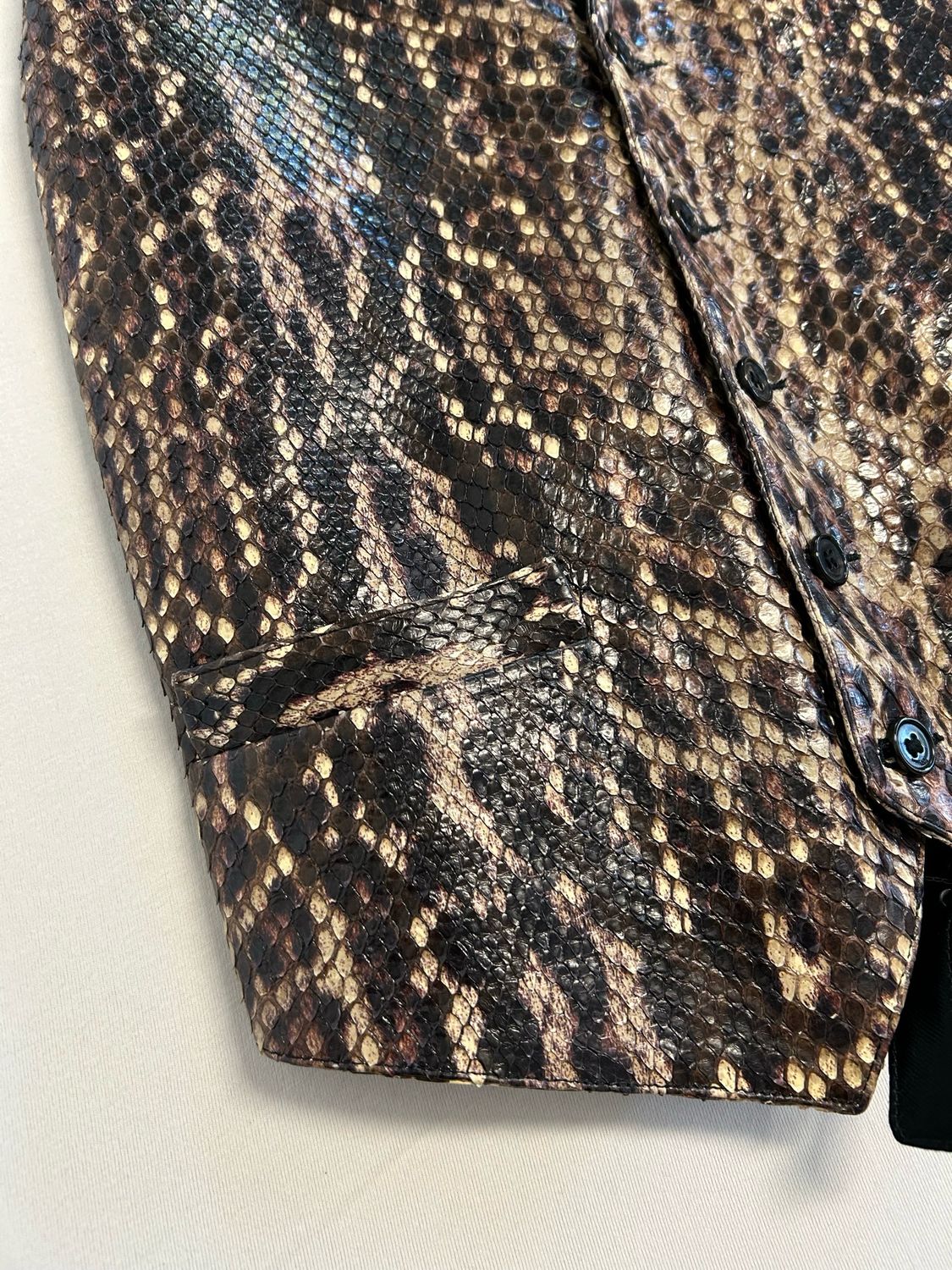 Saint Laurent Paris by Hedi Slimane FW2016 1/1 Sample Python Leather Vest