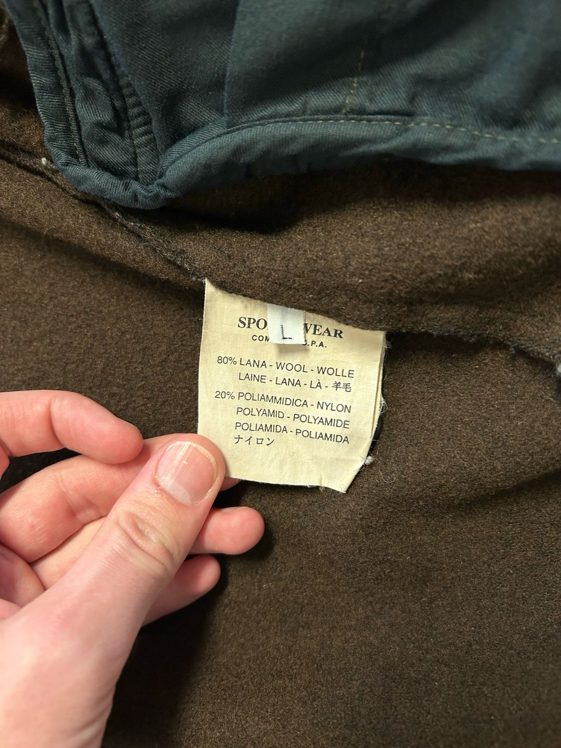 Stone Island FW2003 Wool Work Jacket