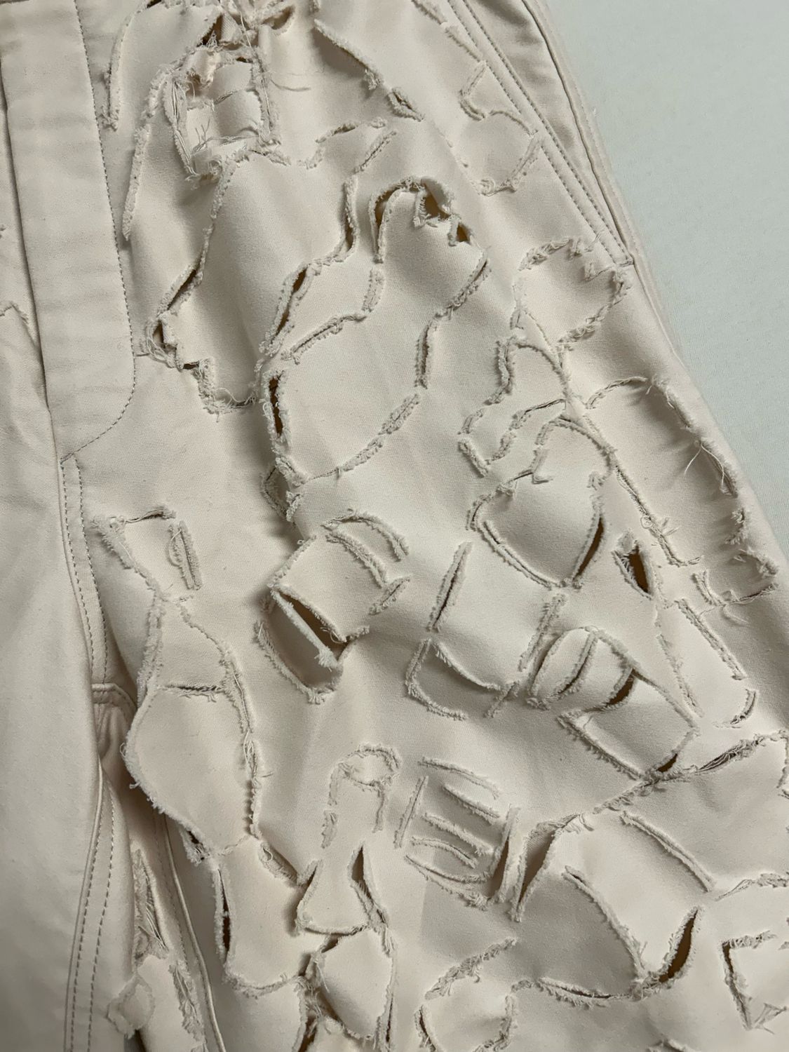 Marni SS2020 Distressed Jacket &amp; Pants Set