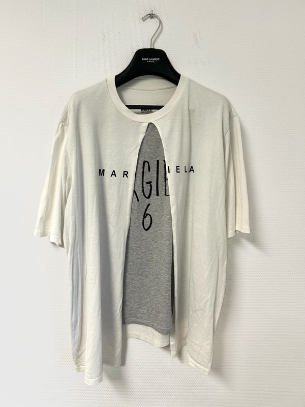 Maison Margiela MM6 2022 Double Layer Logo T-Shirt