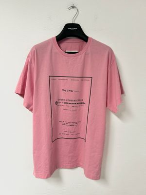 Maison Martin Margiela 2018 Under Construction Tshirt Pink