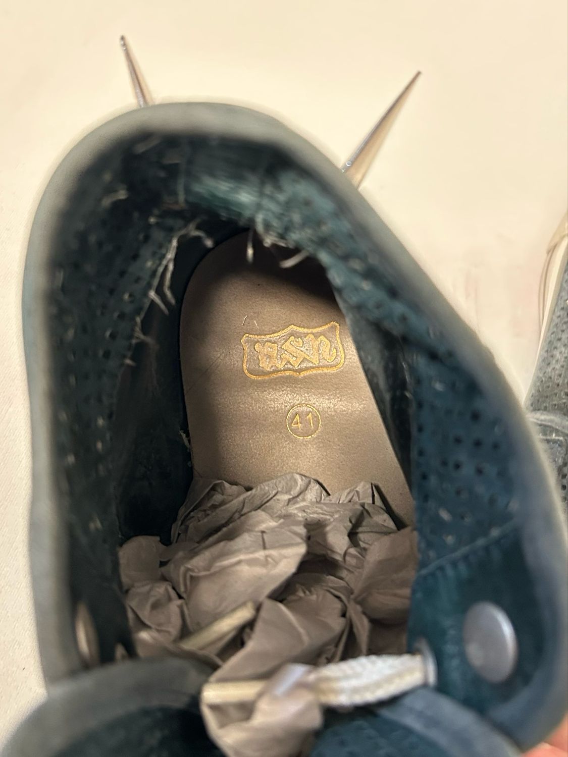 ASH Suede Spike Sneaker