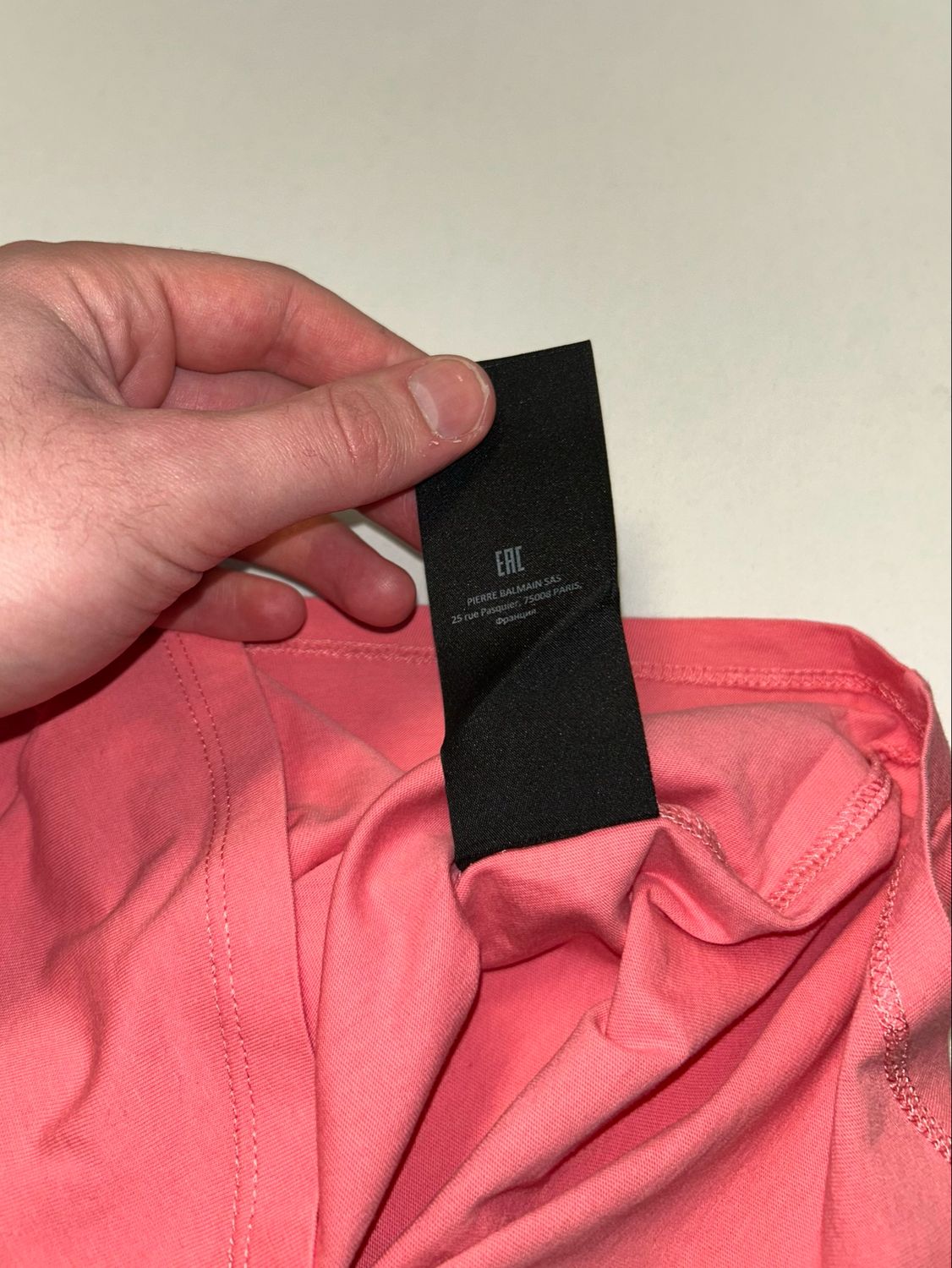 Balmain by Olivier Rousteing 2021 Pink Logo Tank Top