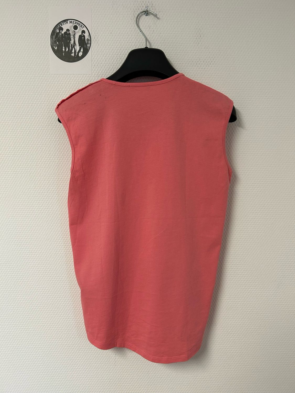 Balmain by Olivier Rousteing 2021 Pink Logo Tank Top