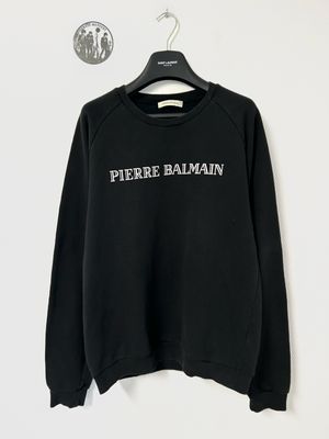 Balmain FW2017 Logo Raglan Crewneck
