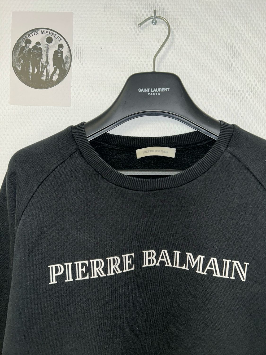 Balmain FW2017 Logo Raglan Crewneck
