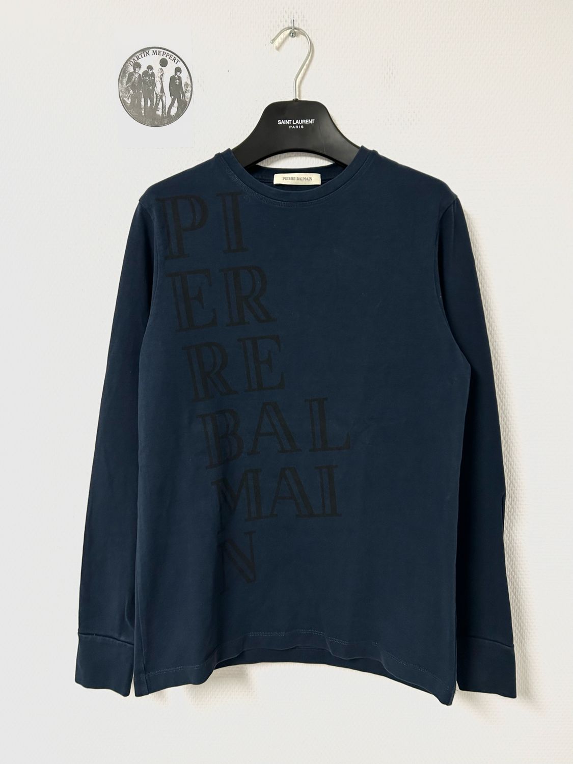 Balmain 2017 All-Over Logo Longsleeve