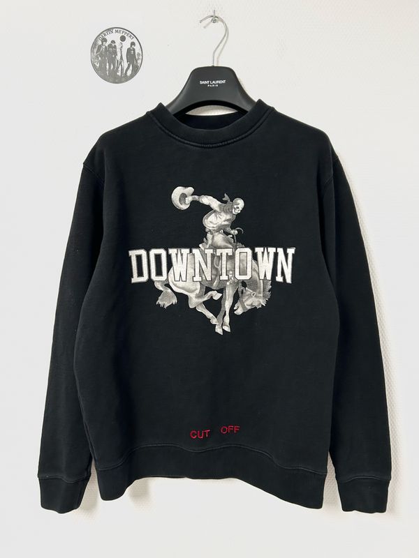 Off-White by Virgil Abloh FW2016 Downtown “Cut Off” Crewneck Off-White by Virgil Abloh FW2016 Downtown “Cut Off” Crewneck