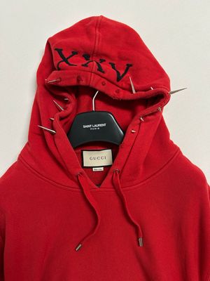 Gucci by Alessandro Michele 2018 Dragon Embroidered Spike Hoodie