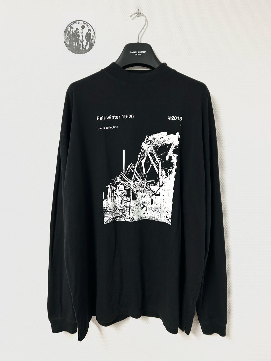 Off-White by Virgil Abloh FW2019 “Ruined Factory” Mock Neck Longsleeve