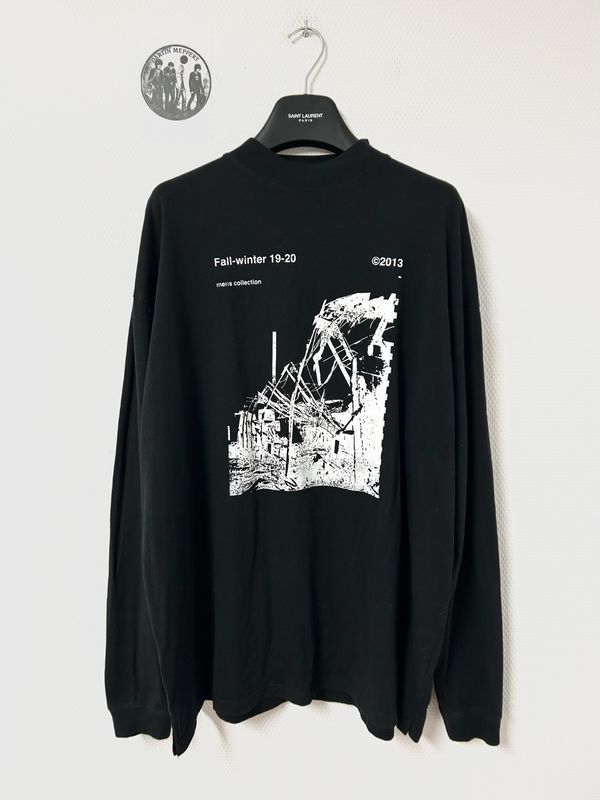 Off-White by Virgil Abloh FW2019 “Ruined Factory” Mock Neck Longsleeve
