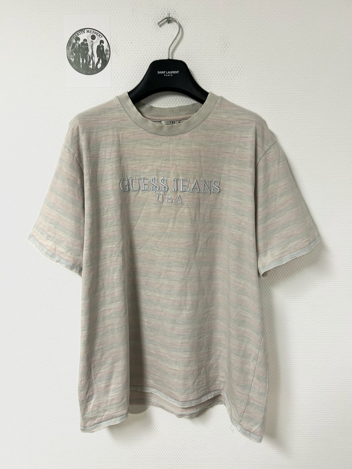 2017 Guess x Asap Rocky &quot;Gue$$&quot; Logo Tshirt